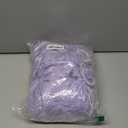 Peomeise 50pcs Lavender Spandex Chair Sashes with Buckle Slider for Wedding, Party Decoration