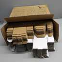 RLAVBL 4x4x2 Shipping Boxes Set of 100, White Small Corrugated Cardboard Box, Mailer Box