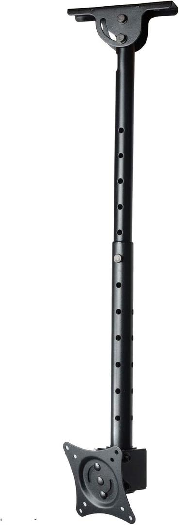 VideoSecu ML405B2 LCD LED UHD Monitor TV Ceiling Mount for Most 19 22 23 24 26 27 28 29 32 39 42 Flat Panel Display with VESA100x100, 75x75, Fit Flat and vaulted Ceiling M0B