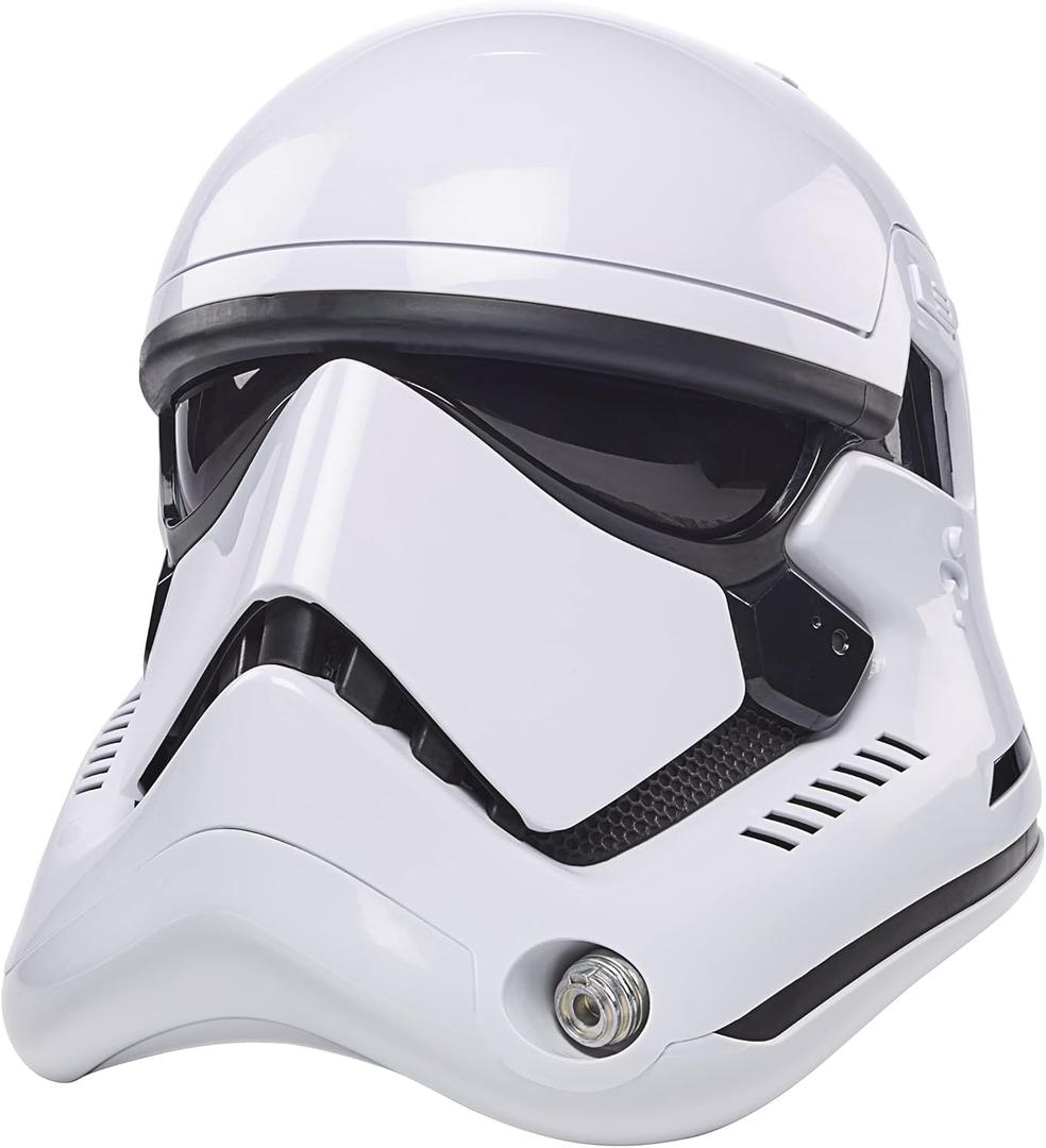 STAR WARS The Black Series First Order Stormtrooper Premium Electronic Helmet, The Last Jedi Roleplay Collectible 
