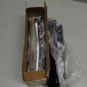 Nieifi Spice Rack Wall Mount, 4 Pack, Black, Screw or Adhesive Installation, Spice Rack Organizer for Your Kitchen Cabinet or Pantry Door