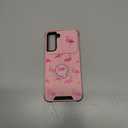 Goocrux Phone Cover Case for Samsung Galaxy S21 5G | 2in1, Flamingo, for Women Girls, Cute, Girly, Flamingos Birds Design, with Slide Camera Cover, Ring Holder, Aesthetic Cases, 6.2''