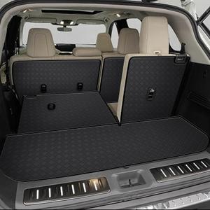 Heavy Duty Trunk Mat for 2022-2026 Infiniti QX60 (Bench Seat Only) - Includes 2nd & 3rd Row Backrest Cargo Liners