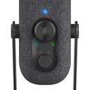 JLab Go Talk USB Gaming Streaming Microphone, White, USB-C Output, Cardioid, Omnidirectional, 96k Sample Rate, 20Hz, 20kHz Frequency Response, Volume Control and Quick Mute, 3.5mm AUX, Plug and Play