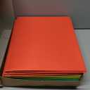 School Smart Smooth 2 Pocket Portfolio with Fasteners - 8 1/ 2 x 11 in - Pack of 25 - Assorted Colors