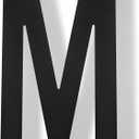 BetLight Large House 12 Inch High Rustproof Stainless Steel Distinguished Home Address Letter - Floating Designed Building Address for the Modern Home/Letter M