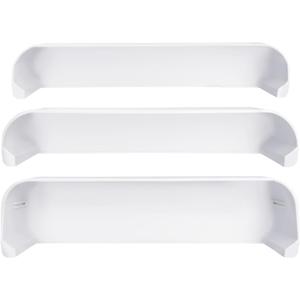 29325760166 RV Fridge Door Shelf Replacement Kit, Fit for Dometic DM2652 DM2852 RM Series Fridges 3 Pack White Freezer Upper Bottom Door Bin Snap-In Food Grade Replacement