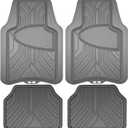 Armor All 4-Piece All-Season Floor Mats, Custom Fit Mats for Cars, Trucks, SUVs  Gray