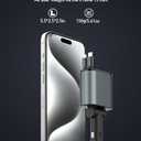 Retractable Car Charger, 4 in 1 Fast Car Phone Charger 66W, 2 Retractable Cables and USB Charging, Fathers Day for Gifts Dad Compatible with iPhone 14/13/12/11,USB Port for Galaxy S25/S24/S23,Pixel