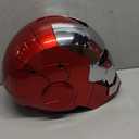 Iron Hero MK 5 1:1 Wearable Helmet :Voice, Touch, and Remote Control, Realistic Sound Effects, Can Cosplay and Collectible Figures for Man and Teen Ideal Gift Silver