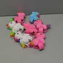 Leyndo Animal Slap Bracelets Stuffed Animal, Stuffed Animal Plush Slap Bracelets Bulk Kids Toys, 8 Inches (Unicorn,7 Pcs)