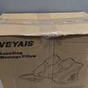 Neck Massager Pillow, Neck and Shoulder Relaxer with Heat, 3 Modes and Strengths, Neck Massager for Pain Relief Deep Tissue, Remote Control, Gift for Women Men Parents Christmas,Black