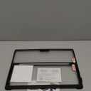 INFILAND Surface Pro 11/10/9 Case, Crystal Clear Multi-Angle Shockproof for Microsoft Surface Pro 11th Edition AI 2024, Work with Surface Pro Signature Keyboard & Slim Pen 2, Mysterious Black