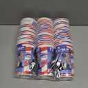 Smygoods Trump Design Disposable Paper Coffee Cups (16 OZ, 50 Count) For Hot Beverages, Tea, Espresso, Cocoa - To Go Drink Containers, Caf & Office