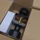 Goldenwarm Matte Black Closet Door Knobs, Passage Door Knob Hallway, Black Door Knobs Interior No Lock 6 Pack