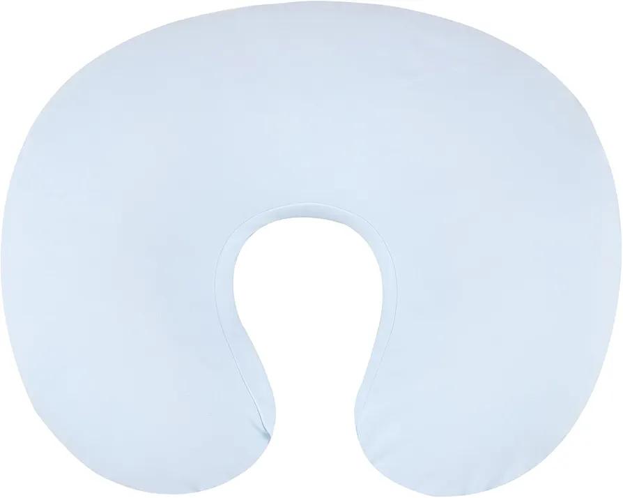 Onacosht 100% Organic Cotton Nursing Pillow Cover Soft Breathable Jersey Feeding Pillow Slipcover Fits Standard Infant Nursing Pillow or Positioner for Baby Boy and Girl, Pastel Blue