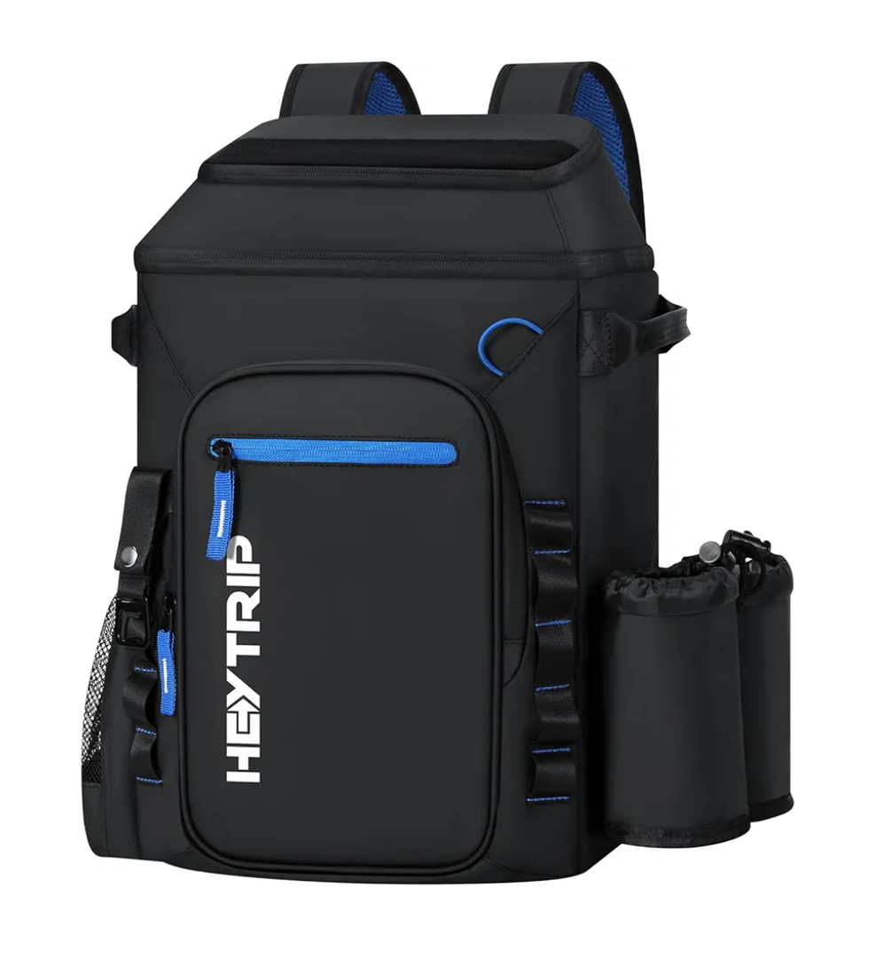 Heytrip Backpack Cooler 36/54 Cans Insulated Waterproof Cooler Bag for 20 Hours Cold Retention, Leak-Proof Camping Cooler with Multi-Compartments
