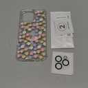 GVIEWIN for iPhone 13 Pro Case Floral, with Screen Protector&Camera Lens Protector,[Non Yellowing] Soft Shockproof Clear Phone Protective Cover for Women, Flower Pattern Design 6.1"(Floral/Colorful)