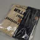 Winter Headbands for Women Wool 2 Pack, Ear Warmers for Women Headband Knit Thick Fleece Lined, Cold Weather Warm Ear Muffs(Black+Beige)