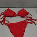 ZAFUL Women's Triangle Bikini Floral String Bikini Set Two Piece Swimsuit Bathing Suits Size L