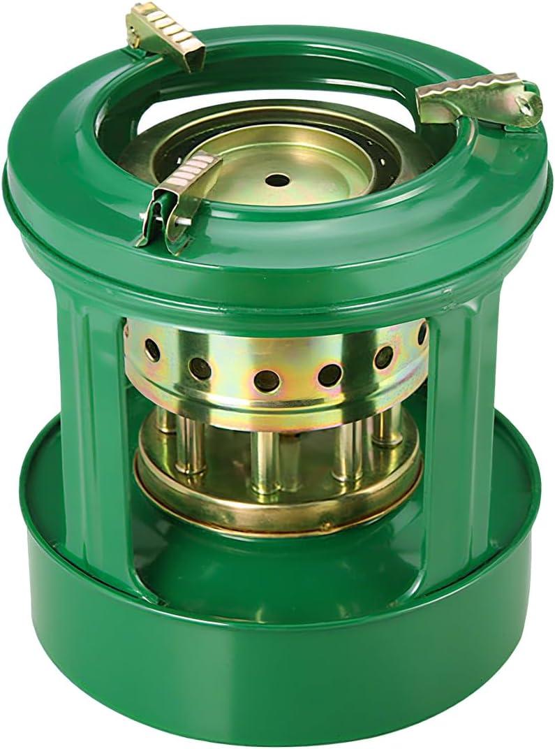 Camping Picnic Burner Furnace, Efficient Portable Camping Stove, Backpacking Oil Stoves Cooker Cookware, Handy Outdoor Portable Kerosene Stove (Round)
