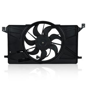 Radiator Cooling Fan Assembly Compatible with Ford Focus 2012-2017 2.0L Radiator AC Condenser Cooling Fan Control Module (TYC622800, 674-01053, 622800)
