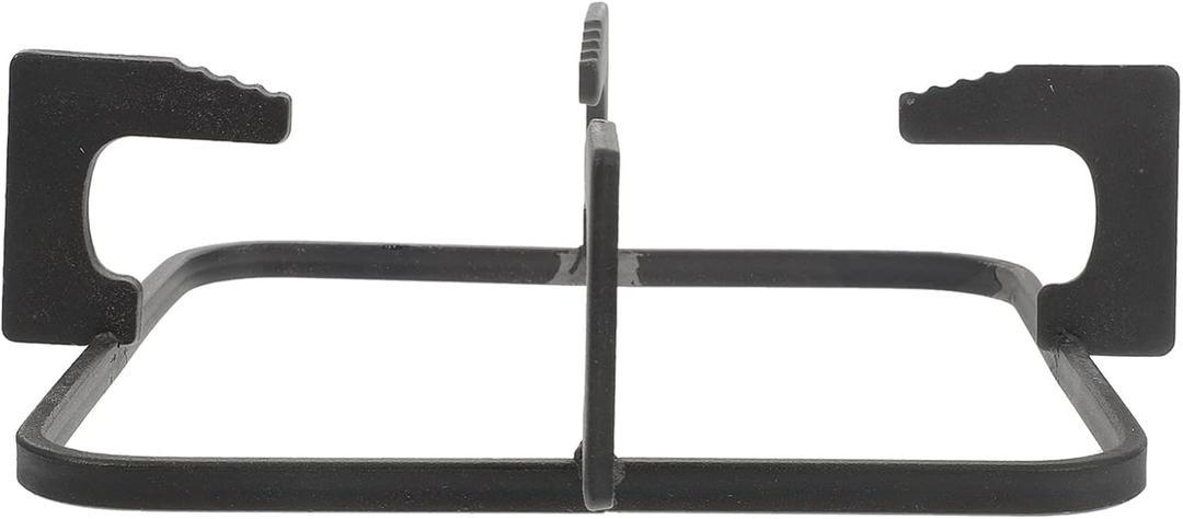 Luxshiny Stove Trivets Wok Burner Wok Burner Iron Wok Support Iron Wok Rack Wok Ring Wok Support Ring Rings Square Gas Oven Accessories Gas Stove Burner Pot Stove Stand (8.14X8.14X2.36 inch)