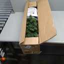 4FT Pre-Lit Artificial Pencil Christmas Tree With Led Lights