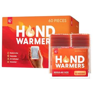 IRIS USA Hand Warmers, Regular - 40 Individual Warmers, Up to 10 Hours Long-Lasting for Warm Hot Hands Body, TSA-Approved, Pocket Glove Hot Hands Handwarmers Bulk Disposable, Camping Skiing Outdoor
