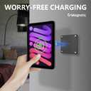 Wall Mount Magnetic Kit for Apple iPad mini 6 & iPad mini(A17 Pro) 8.3-in– 15W Fast Charge Magnetic Tablet Wall Mount with 360° Rotation, TPU Case, Smart Home Display
