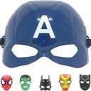 2 x Superhero mask for KidsSuper hero Costumes Children's Birthday Parties,Boy Toys Gifts for Halloween Cosplay Parties
