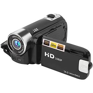 Digital Camcorder, DH-90 16X Digital Zoom 2.7 Inch Colourful Display Screen, High Definition Camera Image Video Shooting Camcorder US Plug 110-240V