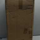 Kate and Laurel Elloree Modern Corner Shelf Cabinet for Storage and Display, 16 x 11 x 24, Black and Natural, Transitional Corner Storage for Use as Living Room Shelving or Bedroom Storage Design