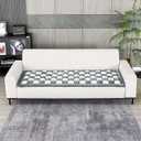 Pet Couch Covers for Sofa Protector for Dogs Washable Backseat Pet Bed Mat Dog Bed Non-Slip Travel Pet Mat Fit (Gray+White, for Cars/SUV/Small Truck (54"24.8"))