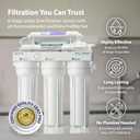 APEC Water ROES-PH75X 6-Stage Alkaline Under Sink Reverse Osmosis Water Filter System, NSF Cetified 372 & 58, 75 GPD, with Extra High Capacity Pre-Filter Set Stage 1-3