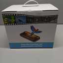 Smart Bird Feeder with Camera, Solar Powered Birds Watching Camera, 2K Night Vsion, AI Identify, Auto Capture & Live Video Watch Birds, Built-in TF, Ideal Gift for Outdoor Bird Watching Lover