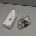 Tioncy 4 Pieces Weighted Stainless Steel Pourers Olive Oil Spout Olive Oil Dispenser Spout Automatic Opening and Closing with Funnel and Brush for Pouring Wine Syrup Kitchen(Gold)