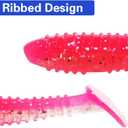 Soft Plastic Swimbaits 10pcs 3", Paddle Tail for Bass Fishing Lures