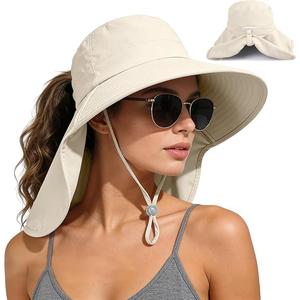 Sun Hat Fishing Hats for Women UV Protection Beige