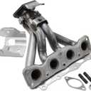 A-Premium Engine Exhaust Manifold Kit W/Gaskets & Studs & Nuts [DOHC 4Cyl 2.0 2.4L] Compatible with Hyundai Tucson 2010-2013 & Kia Sportage 2011-2012, Replace# 285002G300