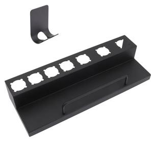 Wall-Mounted Hair Styling Tool Organizer Curler Rack for Home Salon Use Space-Saving Design for Curling Iron and Blow Dryer Storage