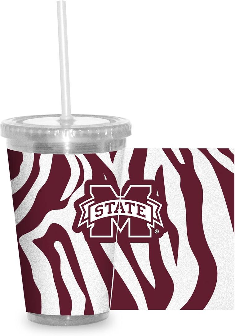 Rico Industries NCAA unisex-adult Modern (16 Ounces, White)