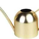 Stainless Steel Water Can for Indoor Plants and Garden (Gold 15 oz)