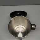 Veken Coffee Canister with Window,Airtight Stainless Steel Pantry Container,Home Kitchen Food Storage Organizers for Ground,Beans,Espresso,Rice,Tea,Sugar,Cereal, Decor,Bar Accessories,Gifts, 22OZ, Black