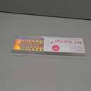 Press on Nails Short 5 Styles, Jofay Fashion 160Pcs Salon-Like Fake Nails with Chrome/Rainbow Laser/Chasing Light Cat Eye Designs, Acrylic French Tip Press on Nails Glue on Nails (A-01 Winter Daily)