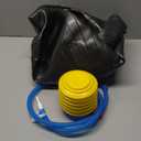 APEXUP Yoga Ball Exercise Ball Anti Slip Heavy Duty for Fitness, Balance & Core Workout (M (19"~22) 55cm, Black)