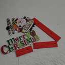 3 PCS Christmas Wooden Table Decoration, Reindeer Snowman Merry Christmas for Tabletop Decor Indoor Decoration, Xmas Centerpiece Tray Decor for Farmhouse Home Winter Holiday Party Dinner Party