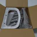 Yieach Larger Vertical Baby Bottle Drying Rack - BPA Free - Space Saving Feeding Bottles Drying Rack Holder for Countertop,Baby Bottle Holder Storage Station for Pacifiers,Pump Accessories Stand,Grey (Gray)