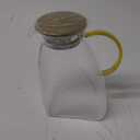 Glass Pitcher With Lid and Spout, 1.8 Liter 60 oz Glass Pitchers With Handle And Lid, Jug Water Pitchers For Fridge, Carafe Jar for Hot/Cold Water Iced Tea Juice Coffee Milk Beverage