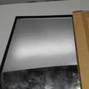 AAZZKANG Black Framed Mirror Large 26"x18" Rectangle Metal Mirrors for Wall Decorative for Bedroom Bathroom Living Room Entryway Hanging Vertically or Horizontally